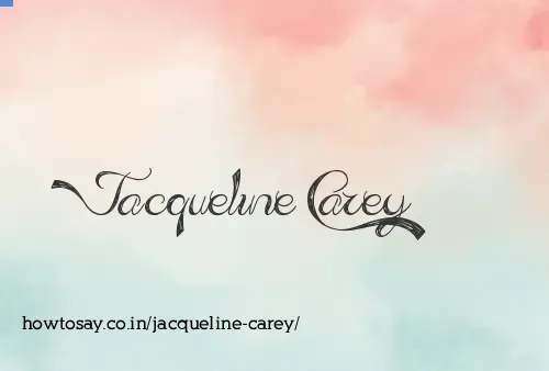 Jacqueline Carey