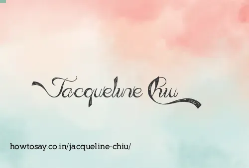 Jacqueline Chiu