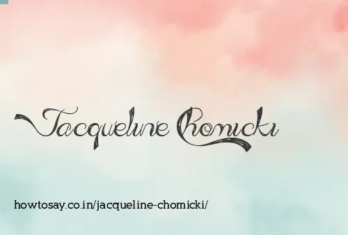 Jacqueline Chomicki