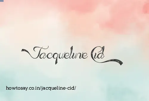 Jacqueline Cid