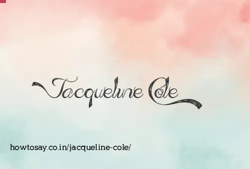 Jacqueline Cole