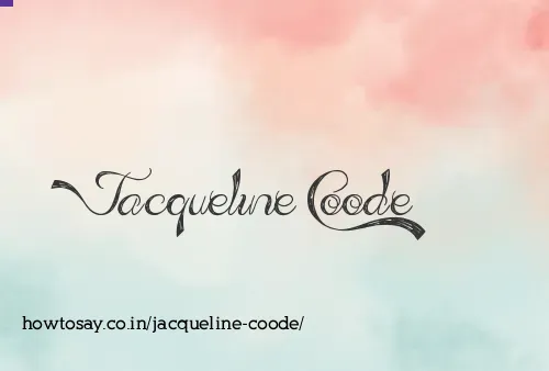 Jacqueline Coode