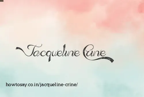 Jacqueline Crine