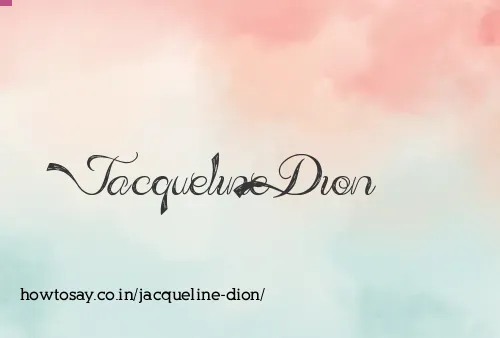Jacqueline Dion