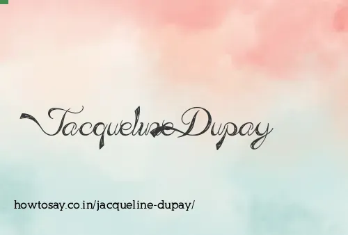 Jacqueline Dupay