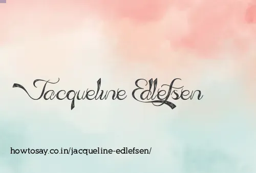Jacqueline Edlefsen