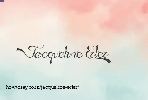Jacqueline Erler