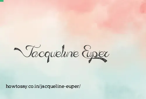 Jacqueline Euper