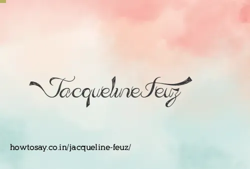 Jacqueline Feuz