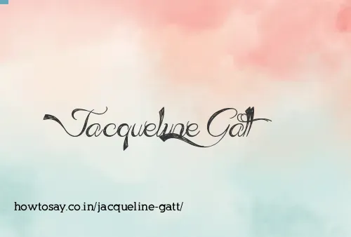 Jacqueline Gatt