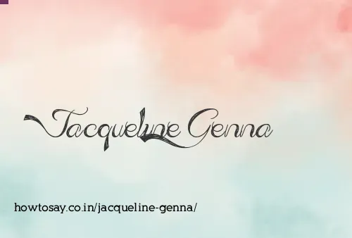 Jacqueline Genna