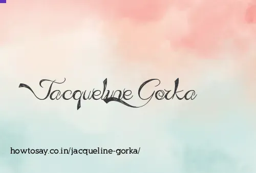 Jacqueline Gorka