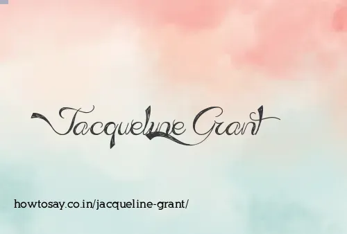 Jacqueline Grant
