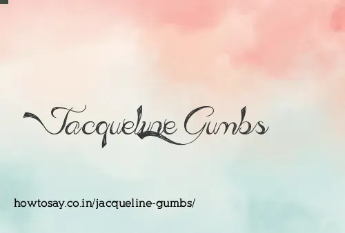 Jacqueline Gumbs