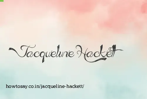 Jacqueline Hackett