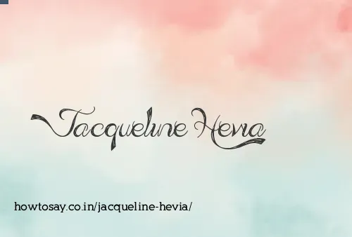 Jacqueline Hevia