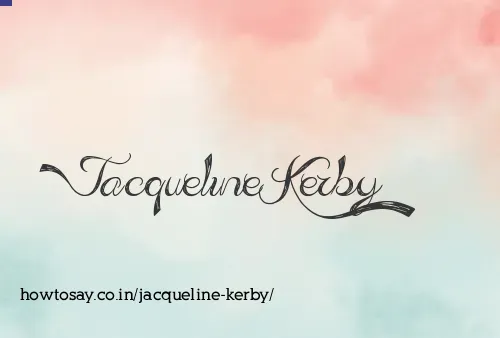 Jacqueline Kerby