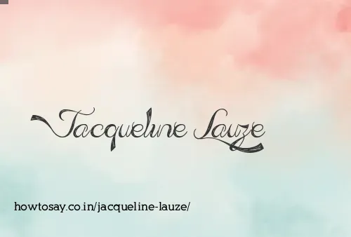 Jacqueline Lauze
