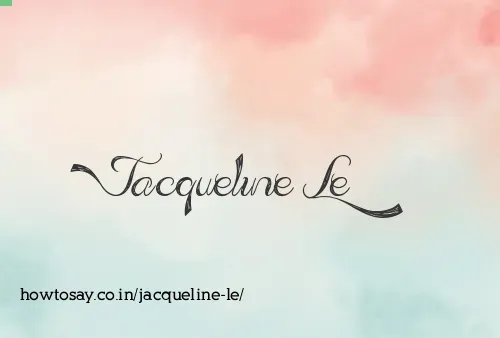 Jacqueline Le