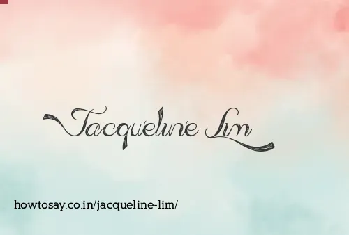 Jacqueline Lim