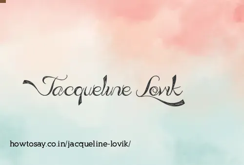 Jacqueline Lovik