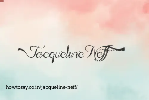 Jacqueline Neff
