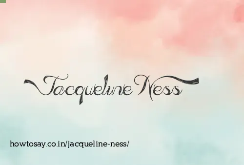 Jacqueline Ness