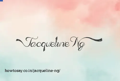 Jacqueline Ng