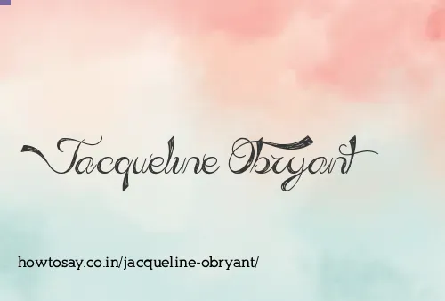 Jacqueline Obryant