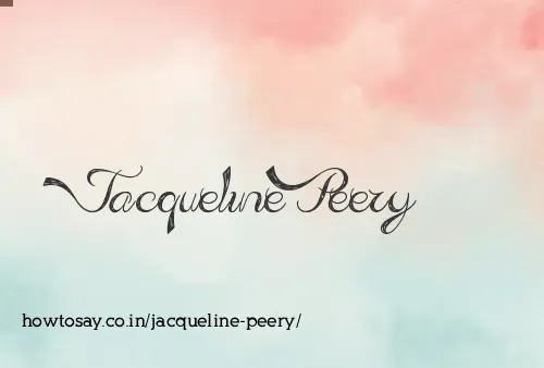Jacqueline Peery