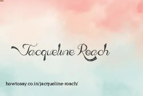 Jacqueline Roach
