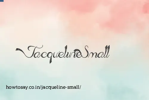 Jacqueline Small