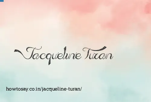 Jacqueline Turan