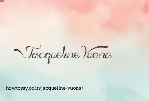 Jacqueline Vuona