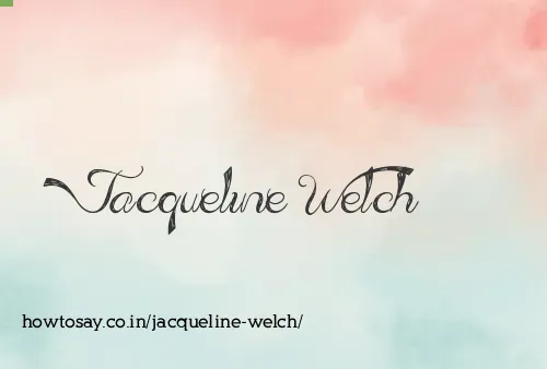 Jacqueline Welch