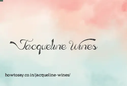 Jacqueline Wines
