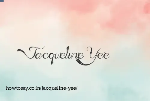 Jacqueline Yee