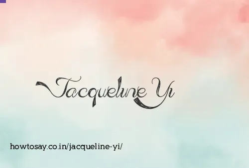 Jacqueline Yi