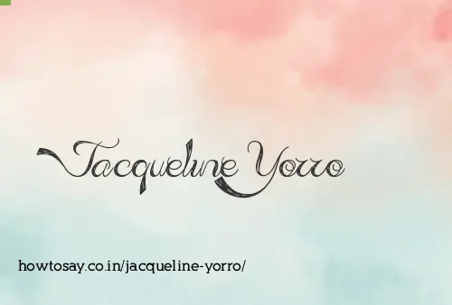 Jacqueline Yorro