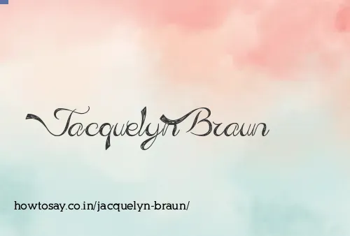 Jacquelyn Braun