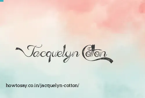 Jacquelyn Cotton
