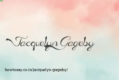 Jacquelyn Gageby