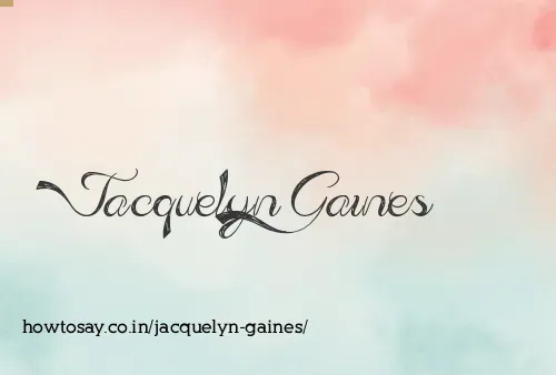 Jacquelyn Gaines