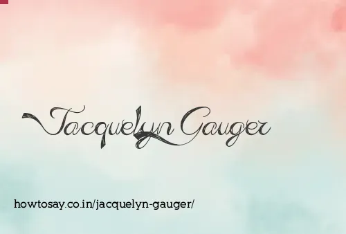 Jacquelyn Gauger
