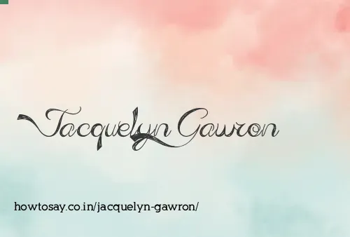 Jacquelyn Gawron