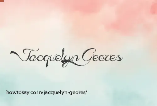 Jacquelyn Geores