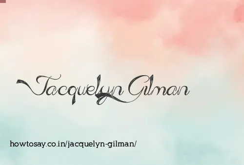 Jacquelyn Gilman