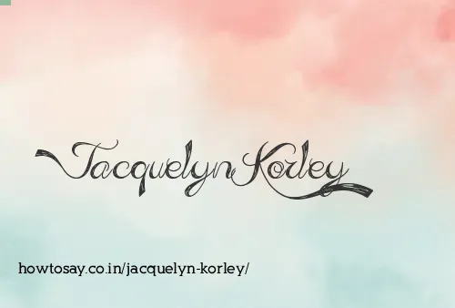 Jacquelyn Korley