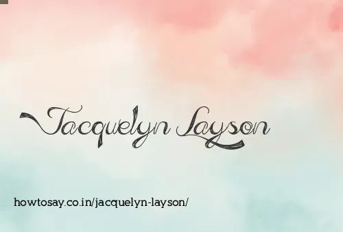 Jacquelyn Layson