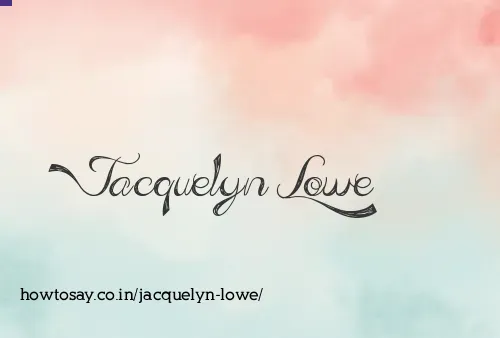 Jacquelyn Lowe
